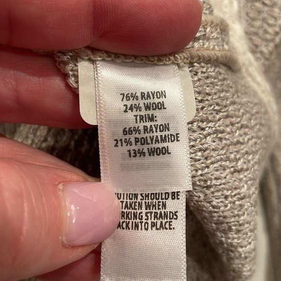 St. John Tan Knit Skirt Suit - Picture 5 of 7